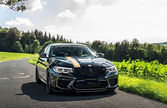 713-сильный BMW M5 от Manhart: сердито выглядит и классно едет