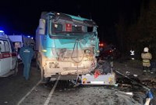 В Германии 9 человек пострадали в столкновении фуры с автобусом
