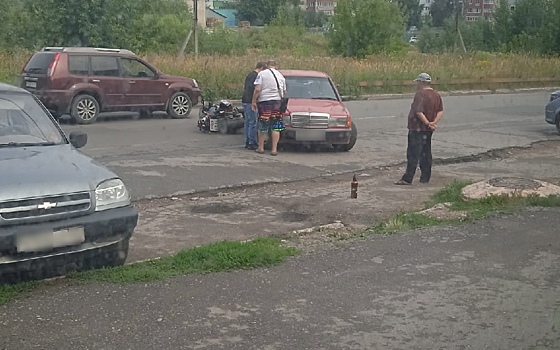 Рязанская полиция рассказала подробности ДТП с мотоциклистом в Песочне