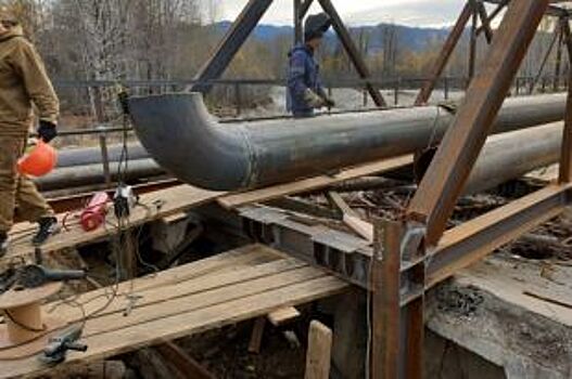 В Байкальске завершается ремонт на канализационном коллекторе