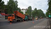 Дорожные работы на ул. Горького намерены досрочно завершить в Вологде