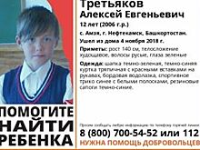 12-летний мальчик без вести пропал в Башкирии