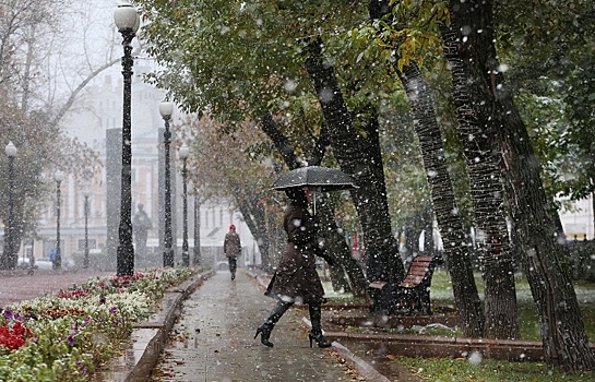 В Москве ожидается снег