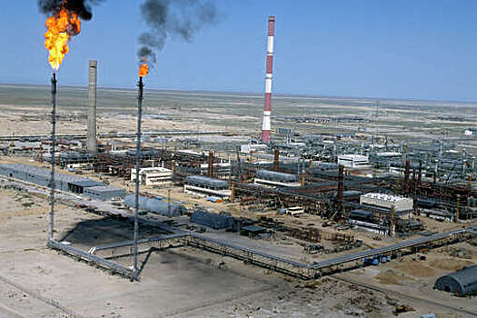 КазТАГ: пожар произошел на нефтегазовом месторождении Тенгиз в Казахстане