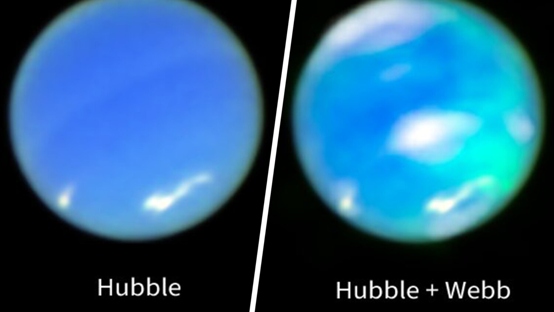 Nature: телескоп Джеймса Уэбба впервые зафиксировал сияние на Нептуне