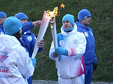 20-кратный чемпион мира Владимир Сидоренко пронес факел эстафеты Зимней универсиады по Казанскому Кремлю