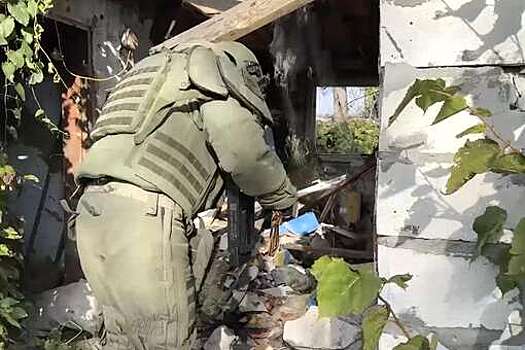 Минобороны РФ опубликовало кадры разминирования территории в Курской области