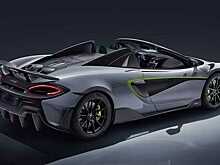 Суперкар McLaren 600LT Spider получил зеленый тюнинг