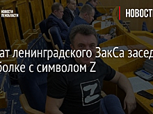 Депутат ленинградского ЗакСа заседал в футболке с символом Z