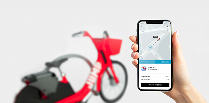 Uber выходит на рынок проката велосипедов