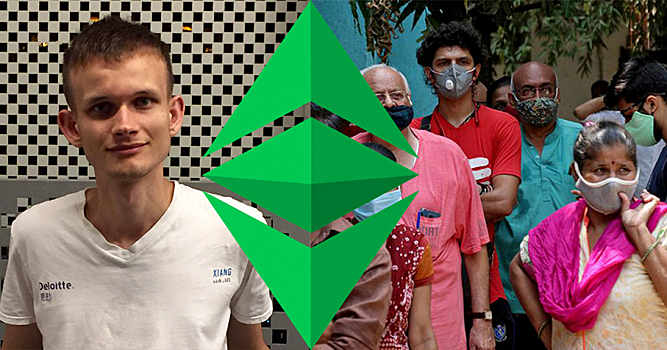 Создатель Ethereum направил более $1 млрд на борьбу с пандемией коронавиурса в Индии