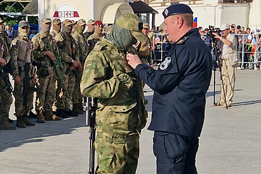 Сводный отряд астраханской Росгвардии вернулся из зоны спецоперации на Украине
