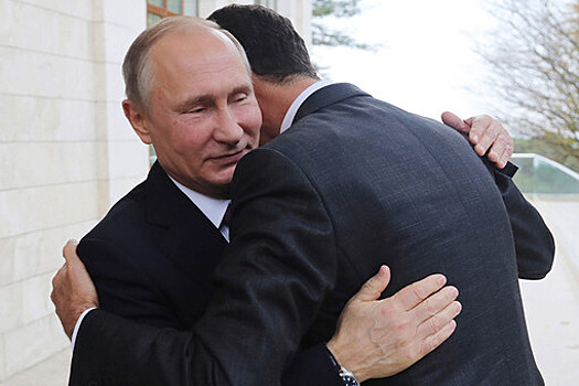 Асад подарил Путину картину