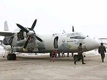 Опубликовано видео якобы обстрелянного украинского Ан-26