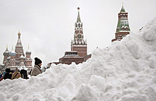 В Москве после снегопада обновился рекорд высоты сугробов