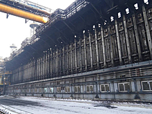 Новая коксовая батарея начала работу на заводе в Кузбассе