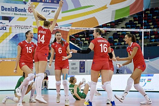 Российские волейболистки сыграют с Турцией в 1/4 финала чемпионата Европы