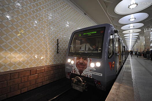 Новый тематический поезд начнет курсировать по «серой» ветке метро Москвы