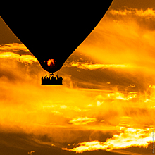 Полет на воздушном шаре над пустыней Руб-эль-Хали