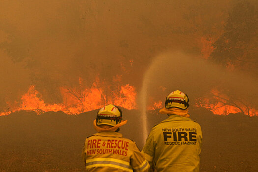 Природный пожар в Австралии вышел из под контроля