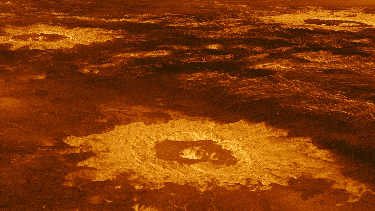 Российские ученые составили карту гигантского вулкана на Венере