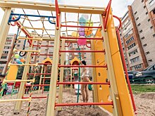 В Ленинском районе Новосибирска открыли две новых детских площадки