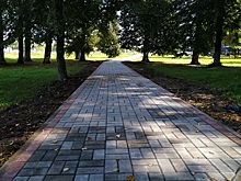 Специалисты завершили укладку тротуарной брусчатки в поселении Щаповское