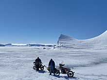 Русские мотоциклисты поставили в Антарктиде три мировых рекорда