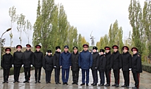 В Волгограде кадетам провели экскурсию на Мамаевом кургане