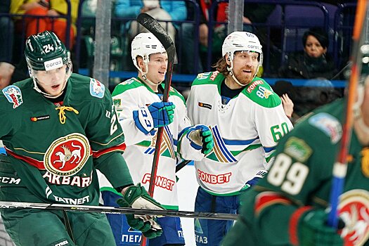 «Салават Юлаев» впервые за семь матчей одержал победу в «зелёном дерби» над «Ак Барсом»