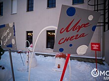 Загораем со снеговиками омских художников