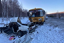 На Урале в ДТП со школьным автобусом погибли женщина и ребенок