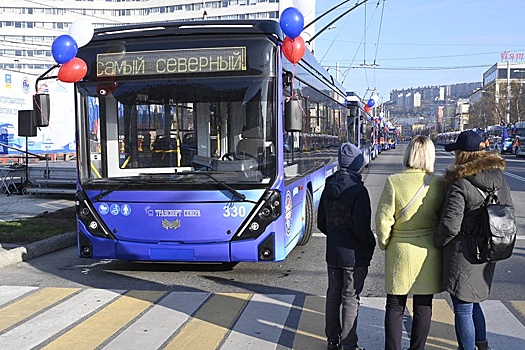 В Заполярье началось обновление парка троллейбусов