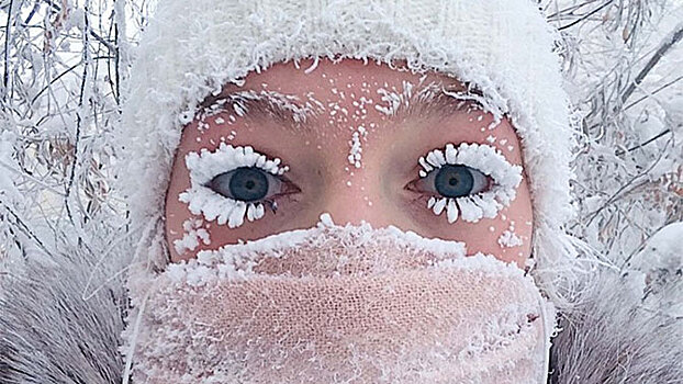 Американцев впечатлило фото замерзшей жительницы Якутии