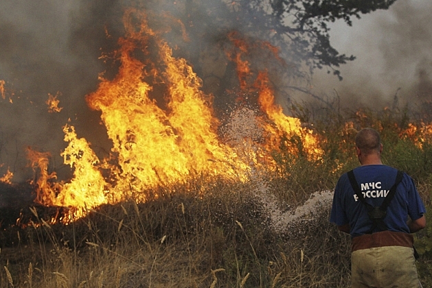 В селе Якутии лесные пожары уничтожили дома