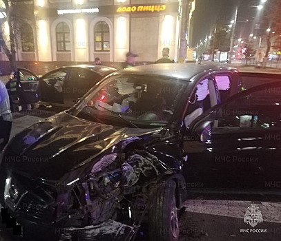 Две женщины попали в больницу после ДТП в центре Калуги