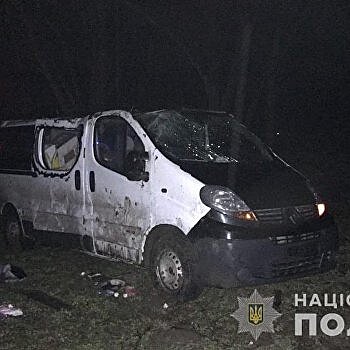 В Тернополе маршрутка вспыхнула на ходу