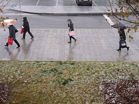 Москвичей предупредили о мокром снеге с дождем на следующей неделе