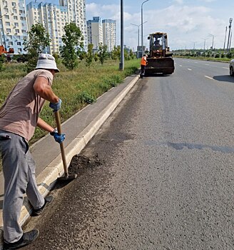 В Оренбурге продолжают наводить порядок на улицах
