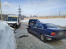В Новосибирске после ДТП с маршруткой и BMW было госпитализировано шесть человек
