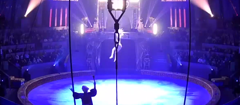 В новосибирском цирке гимнастка сорвалась с высоты во время выступления