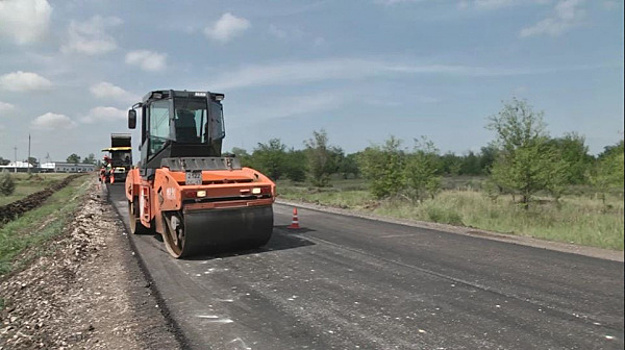 В Большеглушицком районе продолжается капитальный ремонт 7 километров дороги