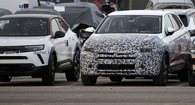 Обнародовано фото обновлённого кроссовера Opel Grandland X