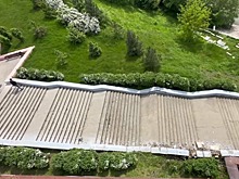 В крупнейшем парке Черкесска начали реконструкцию каскадной лестницы
