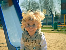 На Новой улице закрепили горку