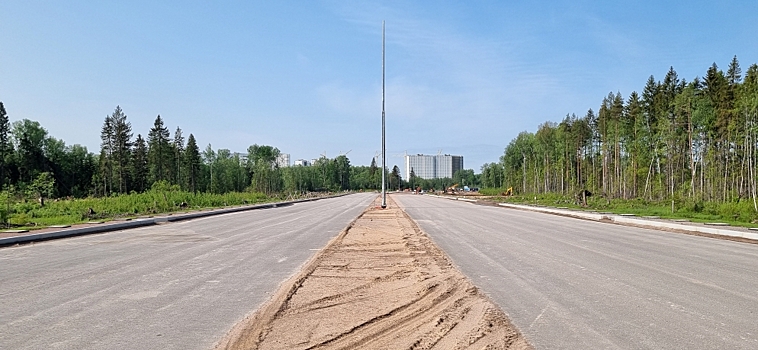 Восточный обход Мурино заасфальтировали на 25%