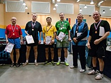 В Калининграде разыграли областной чемпионат по настольному теннису среди ветеранов