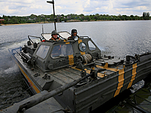 В Ростовской области инженеры ЮВО приступили к оборудованию переправы
