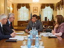 Куйвашев и Якоб обсудили планы на 2018 год по строительству школ, дорог и скверов