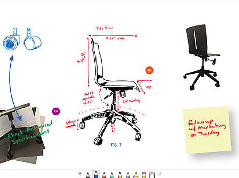 Microsoft выпустила Whiteboard: виртуальную доску для коллективного творчества